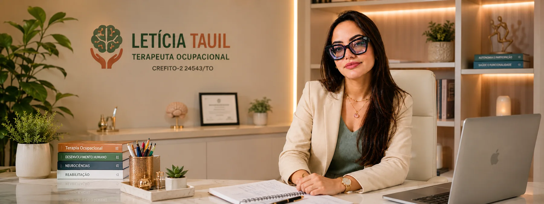 Atendimento profissional de terapia ocupacional